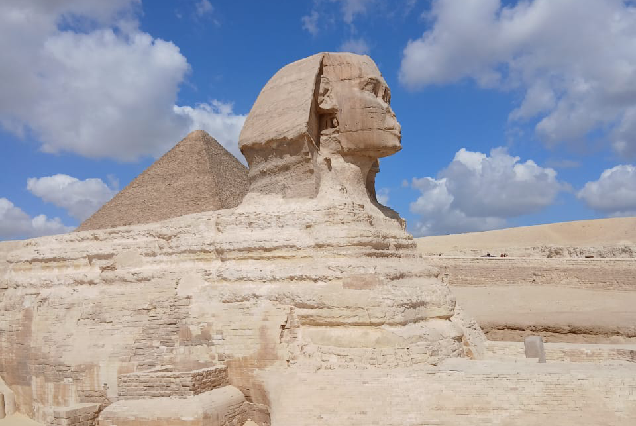 Giza pyramids and the grand museum